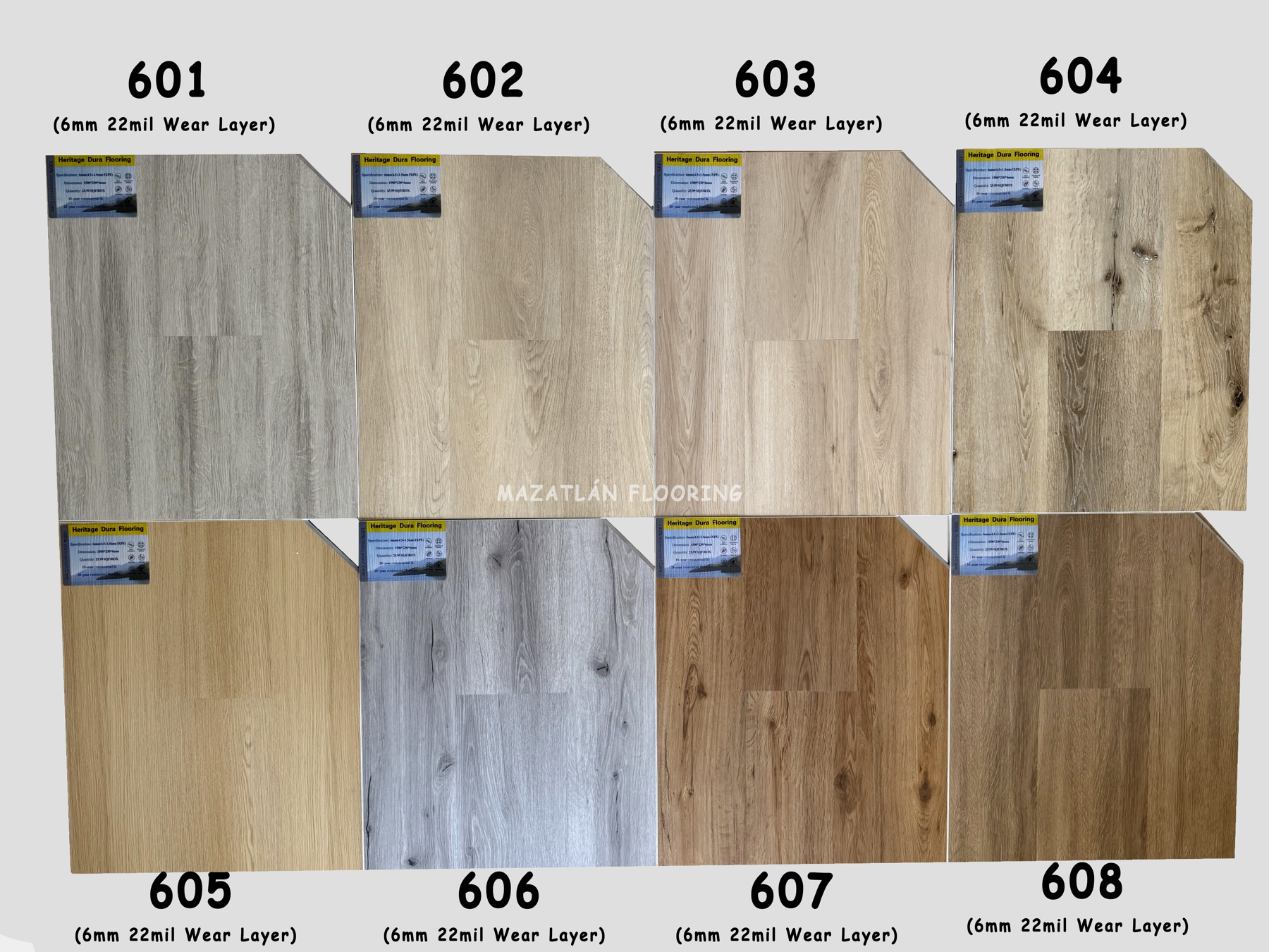 6mm SPC flooring collection