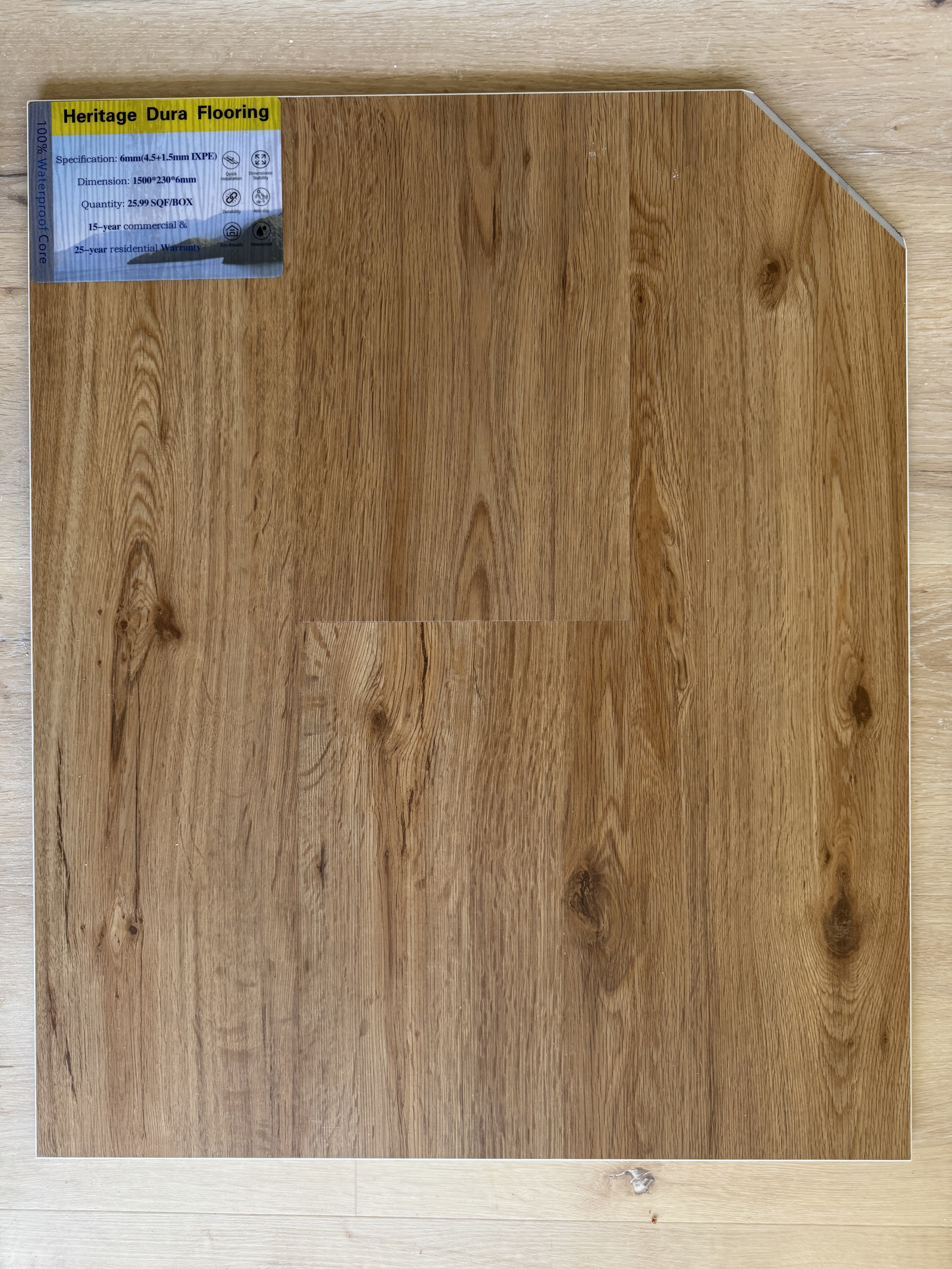607 6mm flooring sample