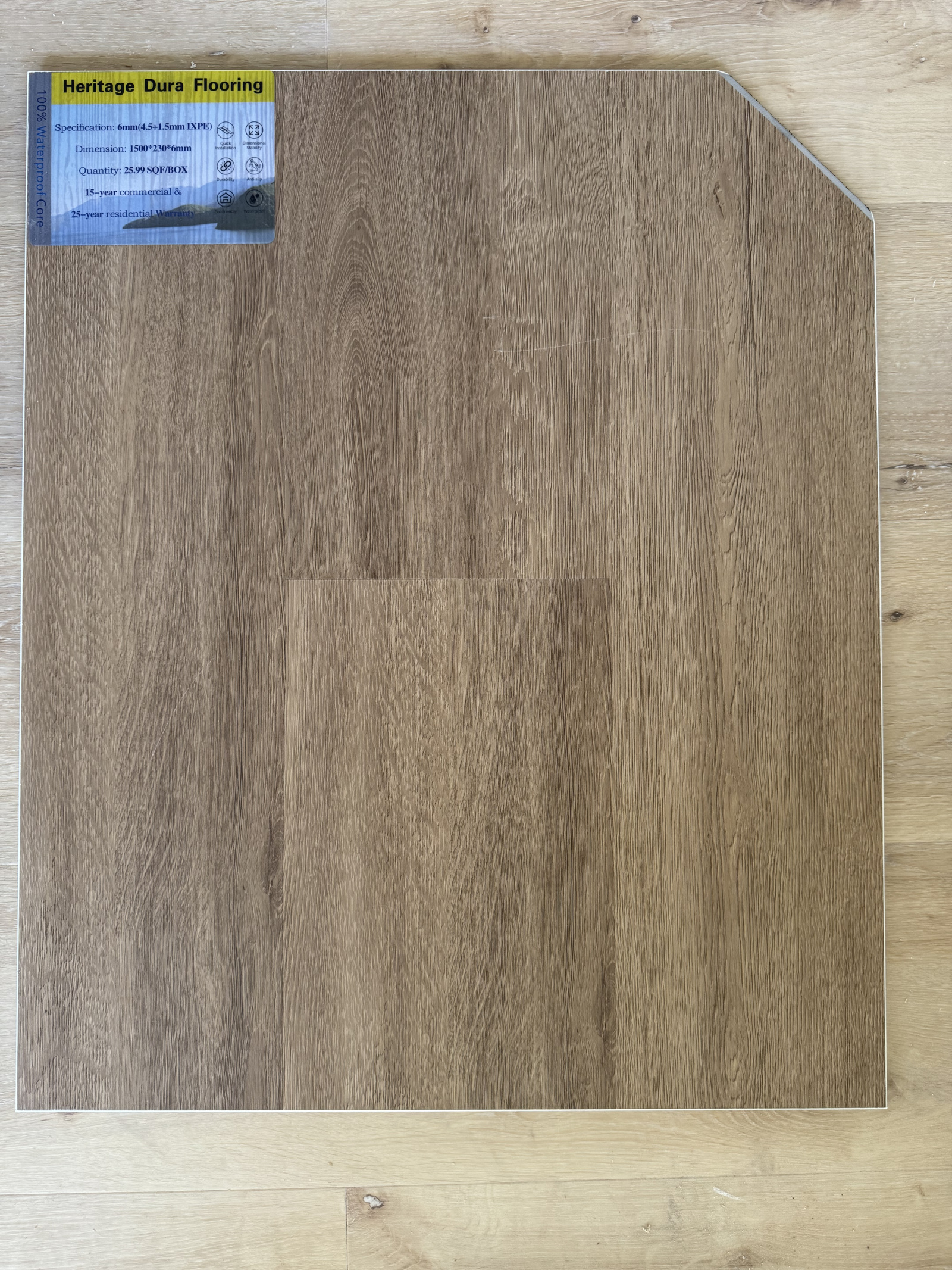 608 6mm flooring sample